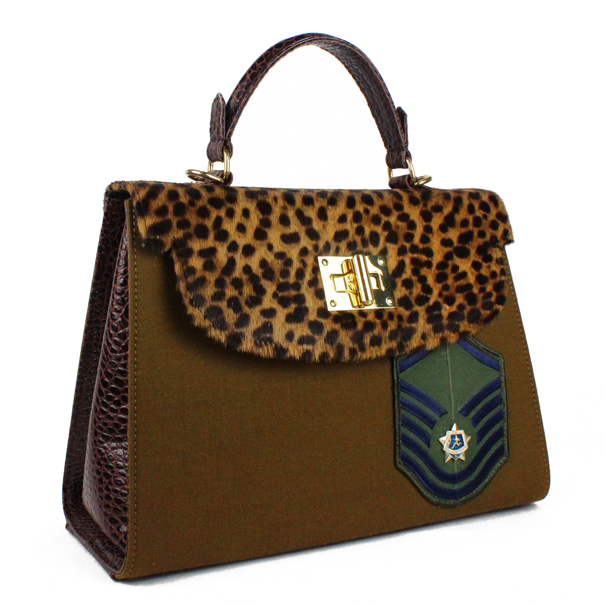 Cathrine Military #1 Military bag | Handmade bags by craftsmen
